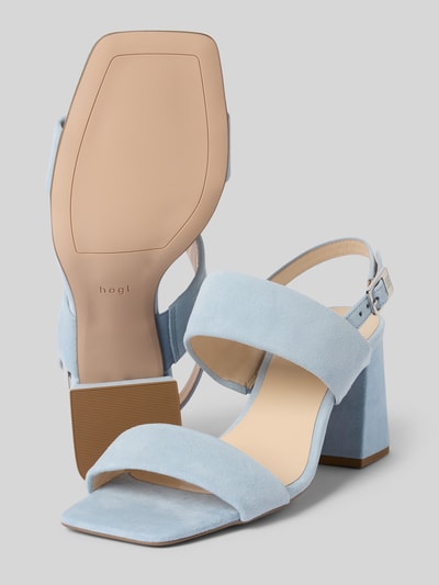 Högl Sandalette mit Blockabsatz Hellblau 4