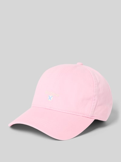 Barbour Basecap aus reiner Baumwolle Modell 'CASCADE' Pink 1