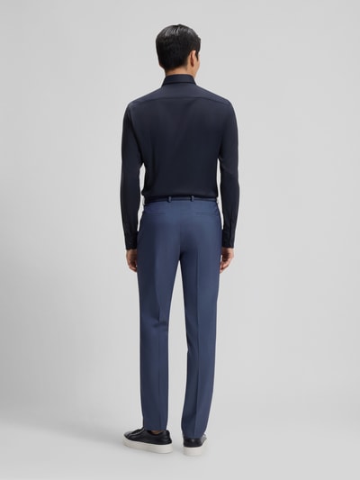 BOSS Slim Fit Businesshemd aus Stretch-Twill Modell 'P-HANK-KENT-C1-222' Marine 5