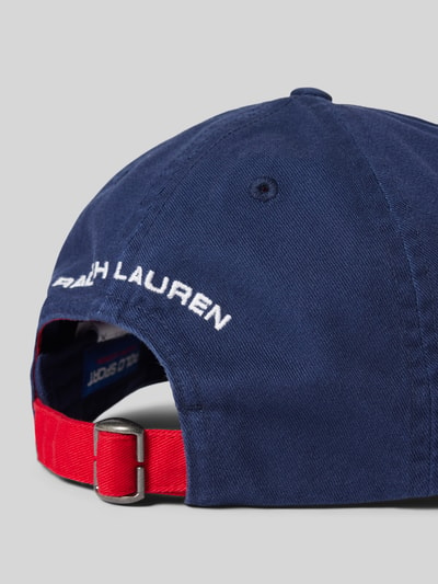 Polo Sport Basecap mit Label-Stitching Marine 3