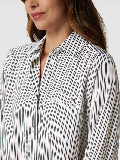 TOMMY HILFIGER Góra od piżamy z wyhaftowanym logo Beżowy 3