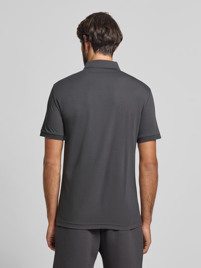 EA7 Emporio Armani Slim fit poloshirt met labelpatch Middengrijs - 5