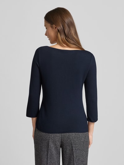 Someday Longsleeve aus Viskose-Mix mit Rundhalsausschnitt Modell 'Kirosa' Marine 5