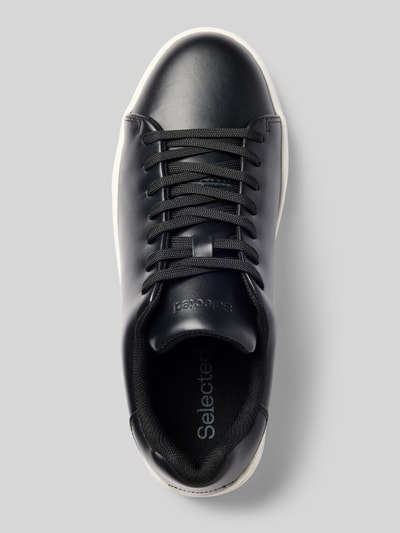 Selected Homme Sneakersy o niskim kroju z naturalnej skóry model 'DAVID' Czarny 3