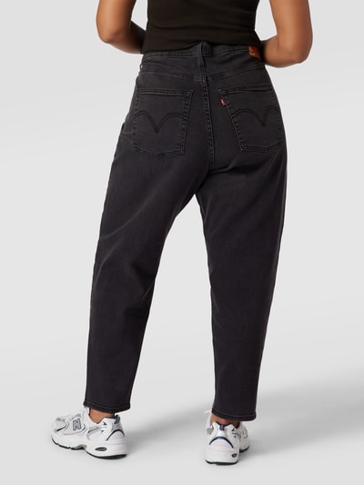 Levi's Plus Jeansy PLUS SIZE o kroju mom fit model ‘HIGH WAISTED’ Czarny 5