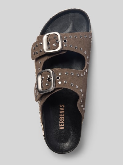 Verbenas Sandalen met doornsluiting, model 'GALATEA' Grafiet - 3