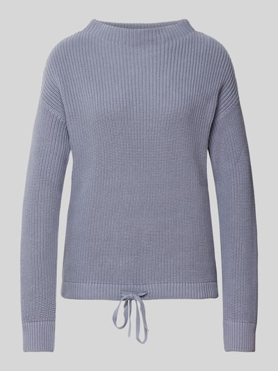 Jake*s Casual Strickpullover mit Stehkragen Lavender 2