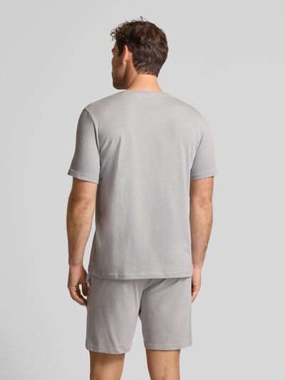 BOSS Regular Fit T-Shirt aus Baumwoll-Elasthan-Mix Hellgrau 5