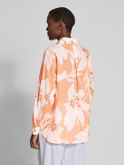 OPUS Regular fit overhemdblouse met doorknoopsluiting Oranje - 5