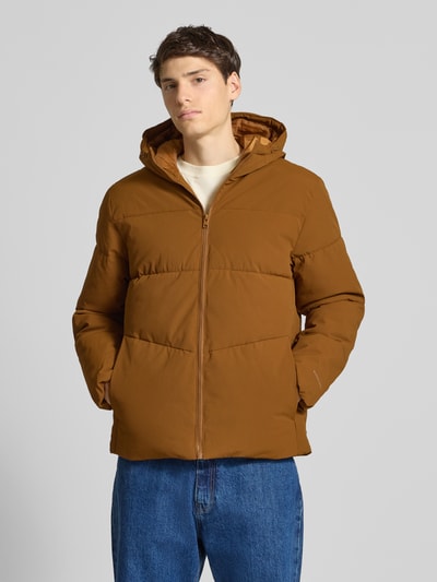 Jack & Jones Steppjacke mit Kapuze Hellbraun 4