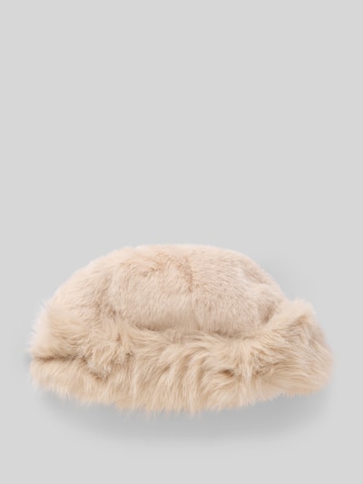 ICHI Muts met knus imitatiebont model 'IHEBNA HOOD' Beige - 1