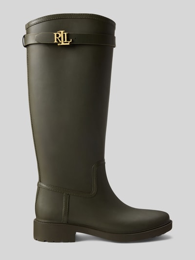 Lauren Ralph Lauren Gummistiefel mit Logo-Detail Oliv 2