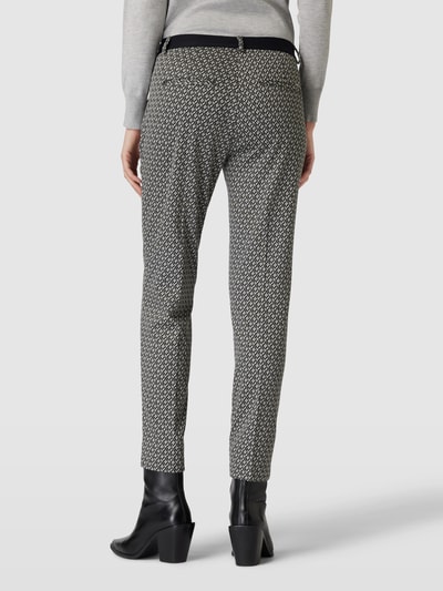 Brax Stoffen broek met all-over motief, model 'MARON' Middengrijs - 5