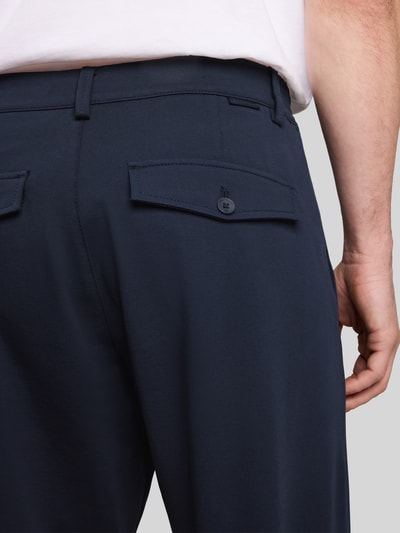 Tom Tailor Regular Fit Jogpants aus Baumwoll-Mix Modell 'RUPERT' Marine 3