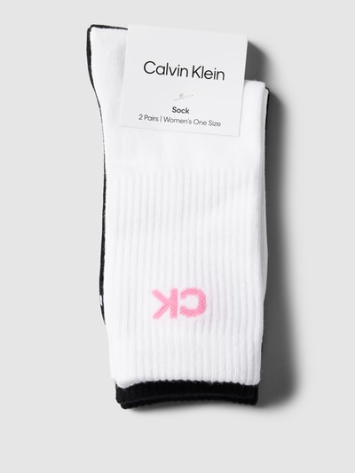 CK Calvin Klein Socken im 2er-Pack mit Label-Details Black 3