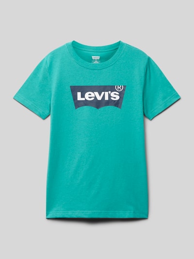 Levi’s® Kids T-Shirt mit Label-Print Lagune 1