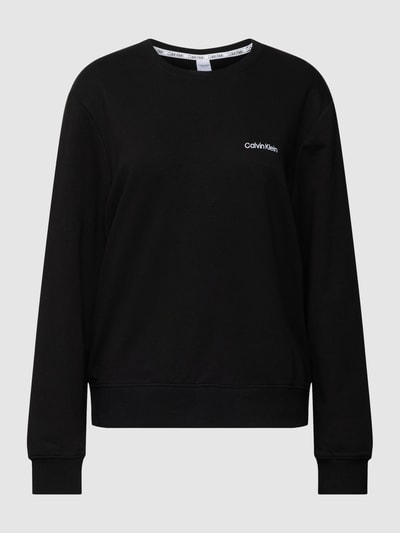 Calvin Klein Underwear Sweatshirt im unifarbenen Design Black 2