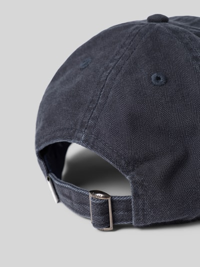 Forét Cap aus reiner Baumwolle mit Logo-Stickerei Dunkelblau 3