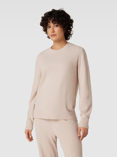 Esprit Sweatshirt met ronde hals, model 'BOUCLE' Beige - 4