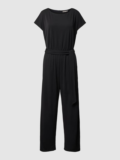 Jake*s Collection Jumpsuit mit Bindegürtel Black 2