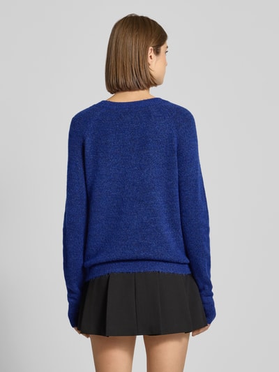 Pieces Regular fit coltrui met raglanmouwen, model 'JULIANA' Koningsblauw - 5