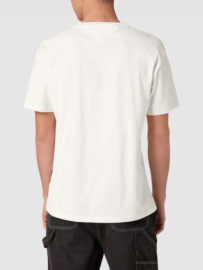 Tommy Jeans T-shirt met labelstitching Wit - 5