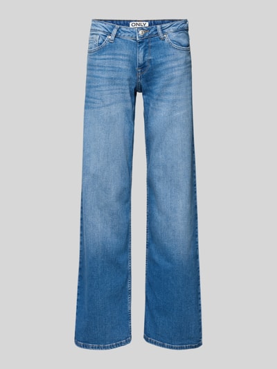 ONLY Wide Leg Jeans aus Baumwoll-Mix Modell 'JUDY' Jeansblau 2