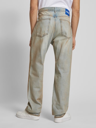 Hugo Blue Jeans met 5-pocketmodel, model 'Nate' Lichtblauw - 5