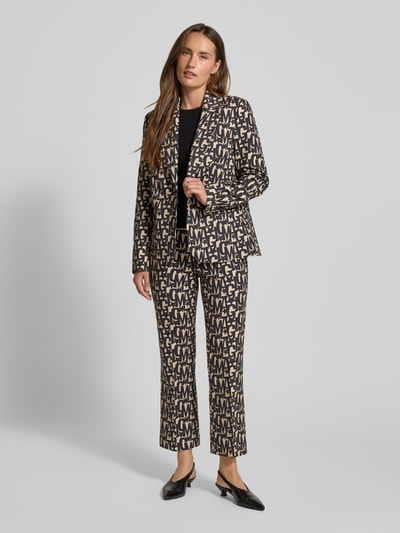 Milano Italy Slim fit blazer met reverskraag Grafiet - 1