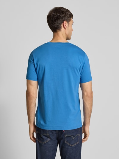 Armedangels Regular fit T-shirt van puur katoen, model 'JAAMES' Koningsblauw - 5