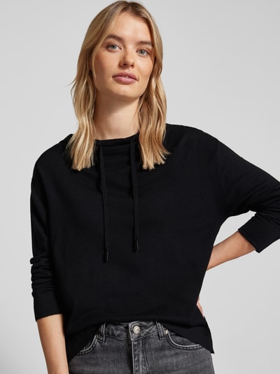 Marc Cain Strickpullover mit Kapuze Black 3