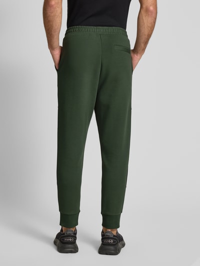 BOSS Green Dres ze stójką Ciemnozielony 7