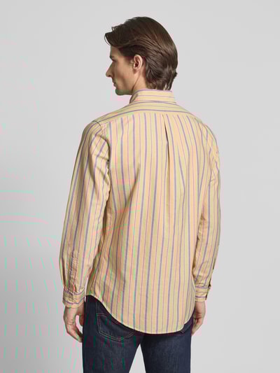 Polo Ralph Lauren Custom Fit Freizeithemd mit Button-Down-Kragen Hellgelb 5