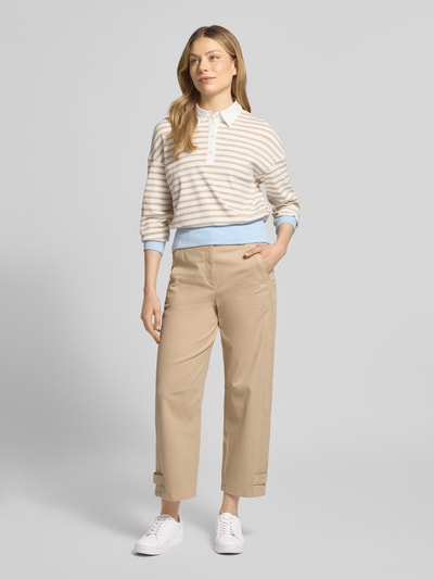 Marc Cain Wide Fit Hose mit Eingrifftaschen Sand 1