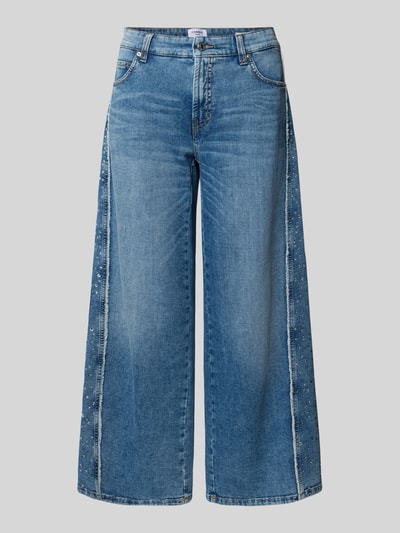 Cambio Jeansy o skróconym kroju model ‘PALAZZO’ Jasnoniebieski 2