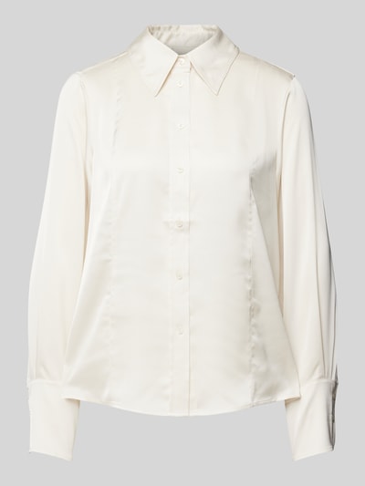 Scotch & Soda Slim Fit Bluse mit Umlegekragen Offwhite 2