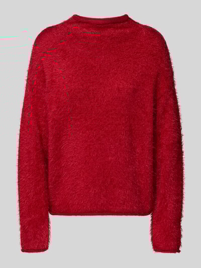 FREE/QUENT Strickpullover mit Rundhalsausschnitt Modell 'Cat' Rot 2