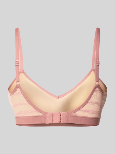 Sloggi Biustonosz typu bralette z obszyciem z koronki Fiołkoworóżowy 3