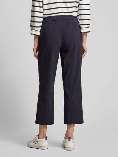 STEHMANN Flared stoffen broek met verkorte pasvorm, model 'FENJA' Marineblauw - 5