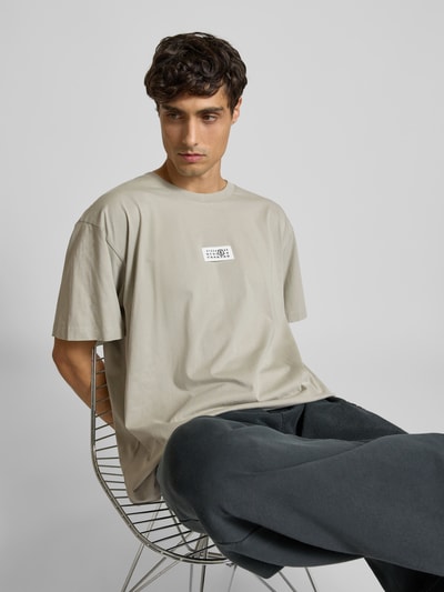 MM6 Maison Margiela T-Shirt mit Label-Detail Offwhite 3