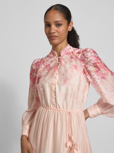 Forever New Tailliertes Freizeitkleid aus Lyocell-Leinen-Mix Modell 'Ashlyn' Rose 3