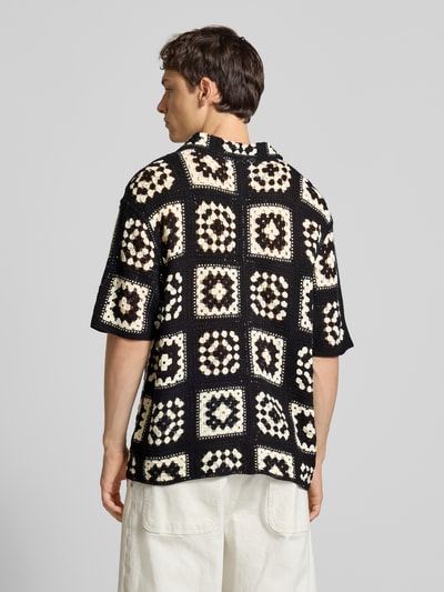 REVIEW Koszula casualowa z haftem angielskim Czarny 5