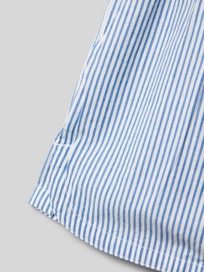 Garcia Shorts mit Logo-Stitching und elastischem Bund Bleu 2