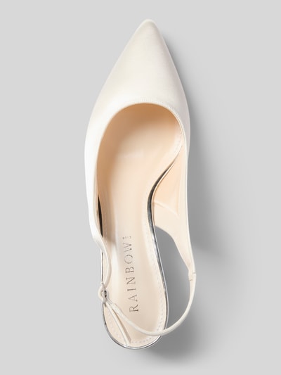 Rainbow Club Pumps mit Blockabsatz Modell 'Hazel' Offwhite 3