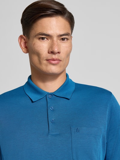 RAGMAN Regular Fit Poloshirt mit Brusttasche Royal 3