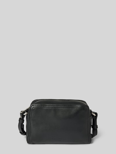 LIEBESKIND BERLIN Handtasche aus Leder mit Label-Detail Modell 'CHUDY' Black 2