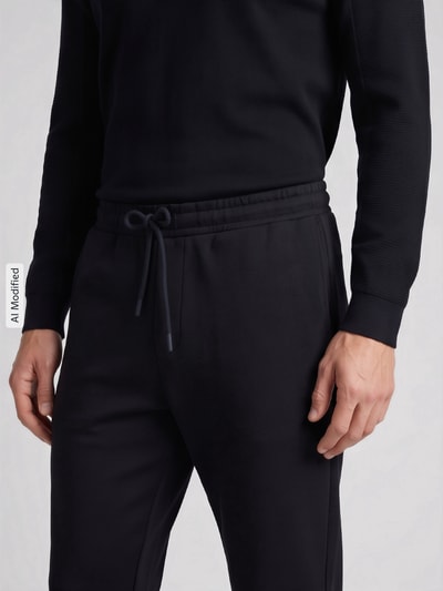 BOSS Green Sweathose mit seitlichen Eingrifftaschen Dunkelblau 3