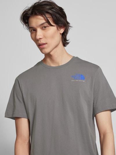 The North Face T-Shirt mit Label-Print Modell 'GRAPHIC' Anthrazit 3