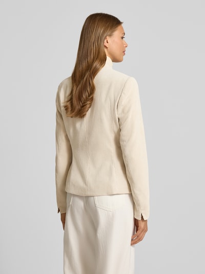 White Label Blazer mit Strukturmuster Sand 5
