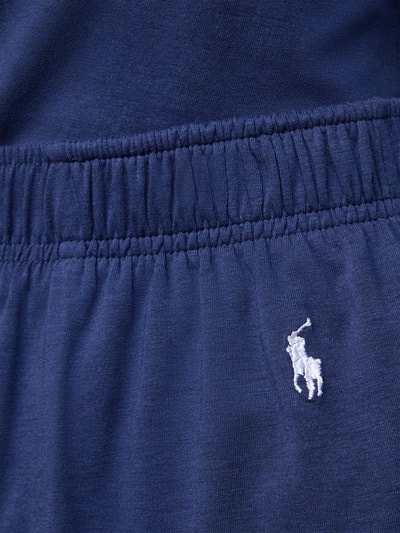 Polo Ralph Lauren Pyjama mit Logo-Stitchings Modell 'POLO ESSENTIALS' Dunkelblau 2